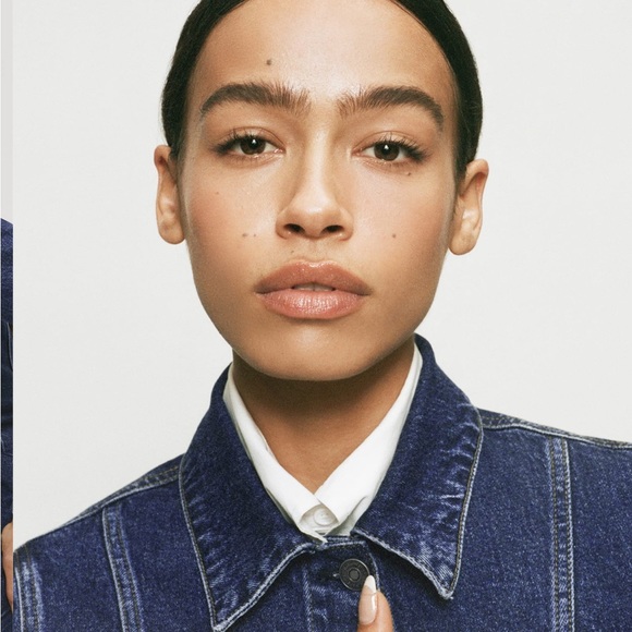 The Reformation Newman Denim Mini Dress - Picture 7 of 9